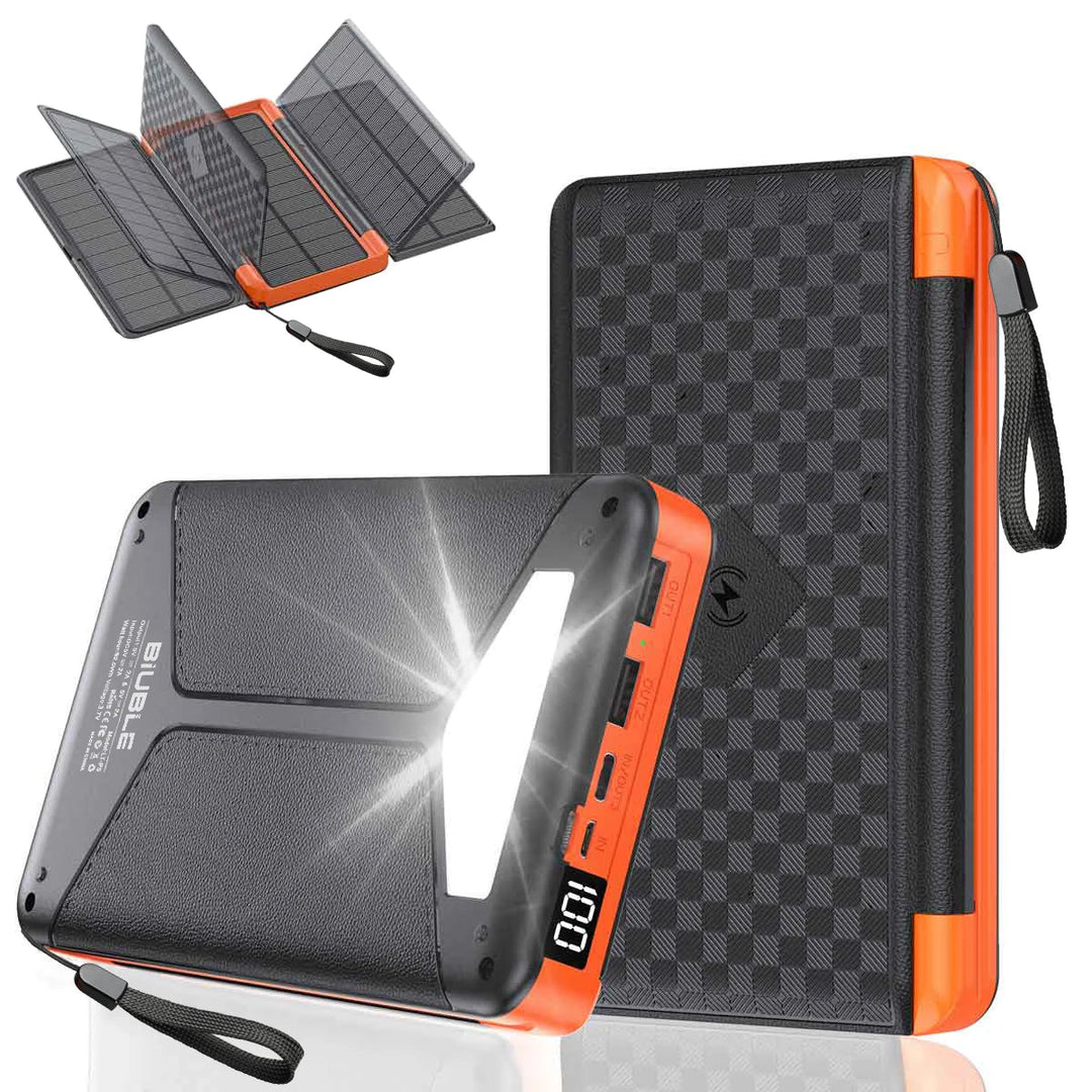 Solar Fast Charging Ultra-Large Capacity Portable Powerbank | Karnz