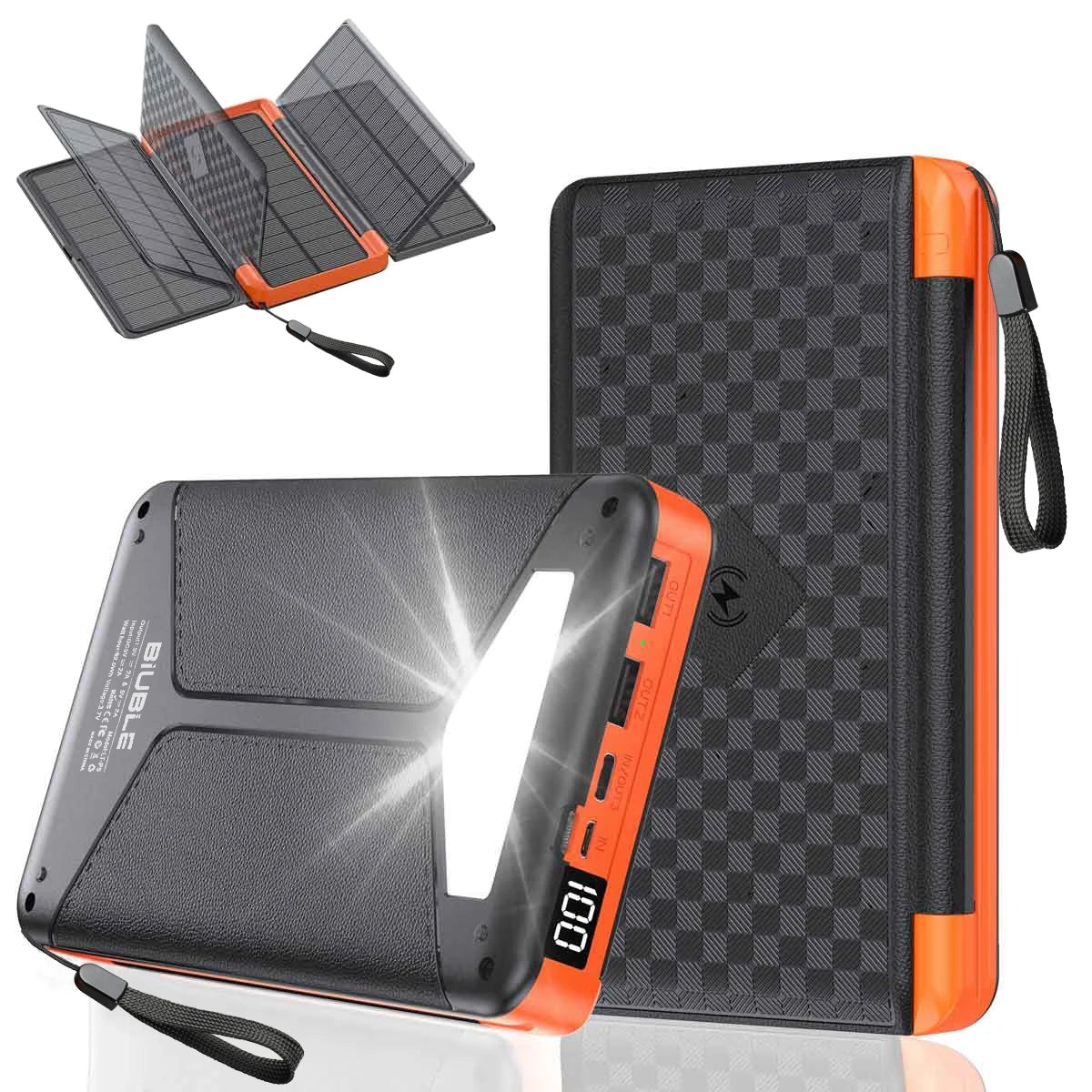 Solar Schnellladung Ultra-Große Kapazität Tragbare Powerbank | Karnz