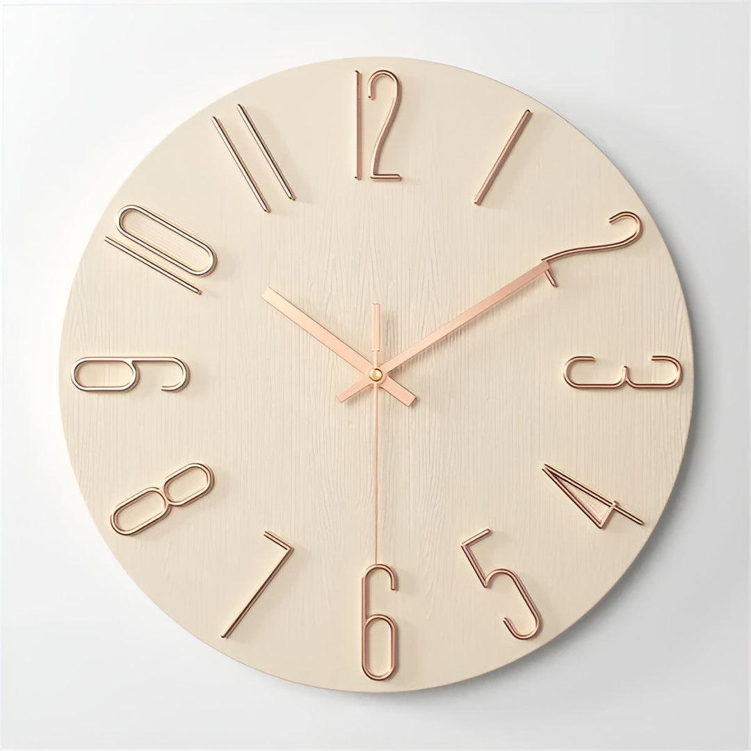3D Wanduhr – Modern und Elegant | Dekorative Wanduhr für Wohnzimmer und Büro | Karnz