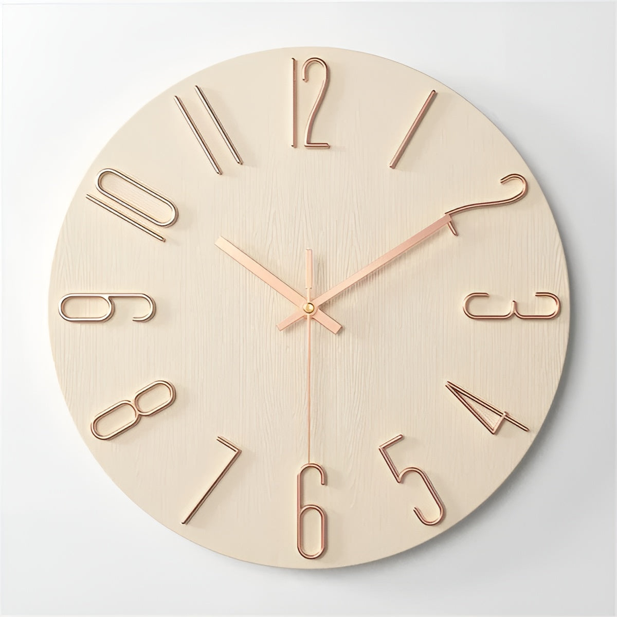 3D-Wanduhr – Modern und elegant | Dekorative Wanduhr für Wohnzimmer und Büro