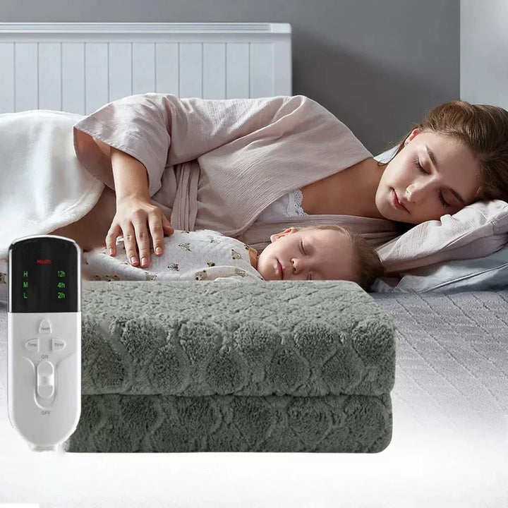 Doppellagiger Heizteppich – Elektrische Wärmematte Lagen für Extra Komfort und Wärme, Ideal für Bett und Sofa, Energiesparend | Karnz