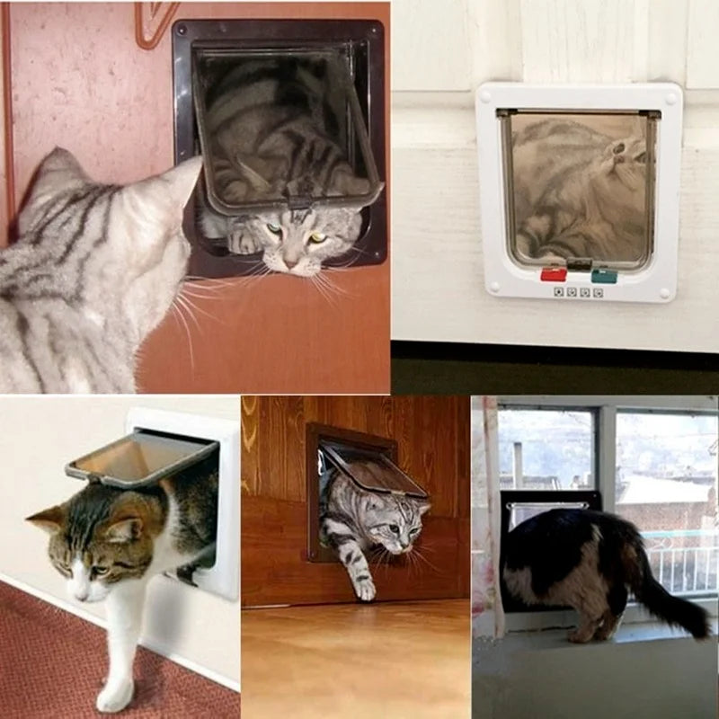 4-Wege Haustür für Katzen und Hunde Karnz