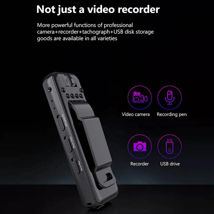 Taschen-Spion Mini Clip-On Video Recorder Kamera | Karnz