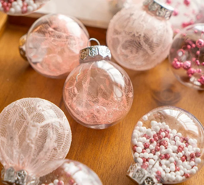 Transparent Hohlball Weihnachtsbaumdeko | Karnz