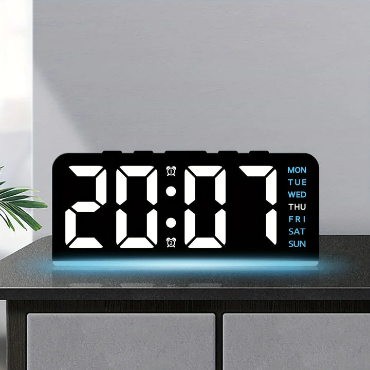 Modern LED Alle Woche Anzeige Nachtlampe Wecker | Karnz