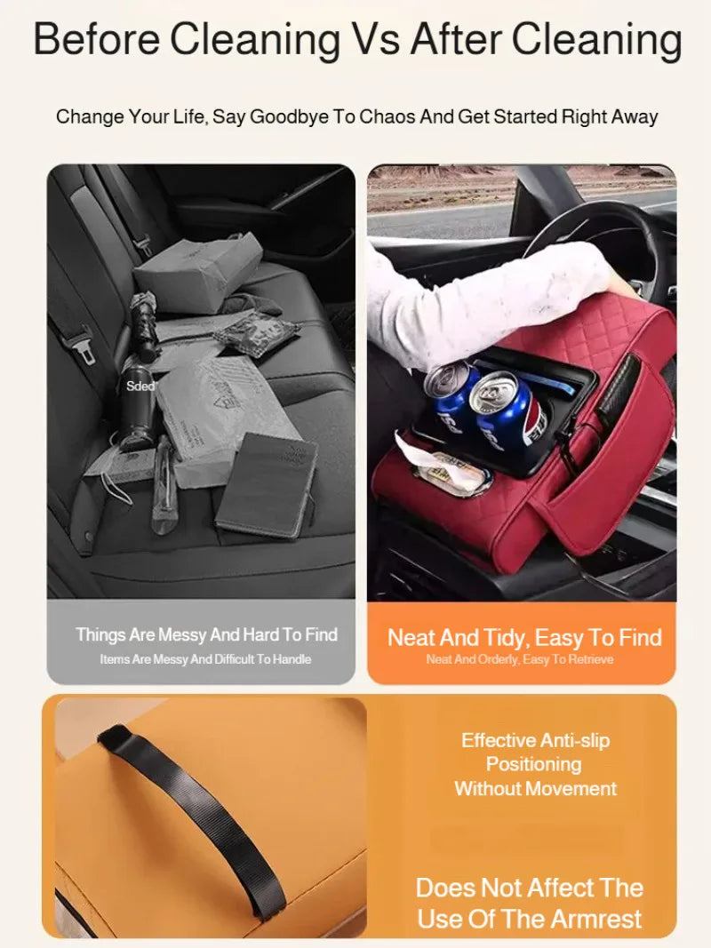 Auto Armlehnen Organizer 5-in-1 | Karnz