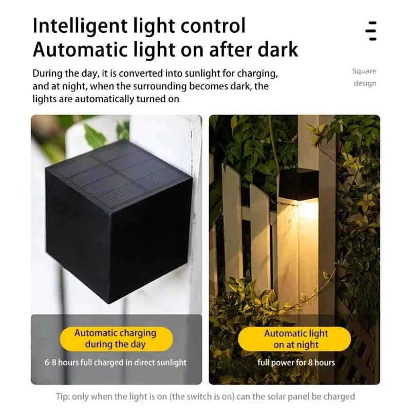 Solar LED Außenwandleuchte | Karnz