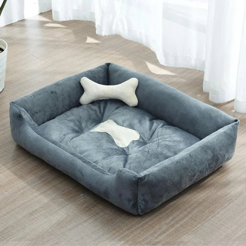 Modernes und gemütliches Leinen-Hundebett Karnz