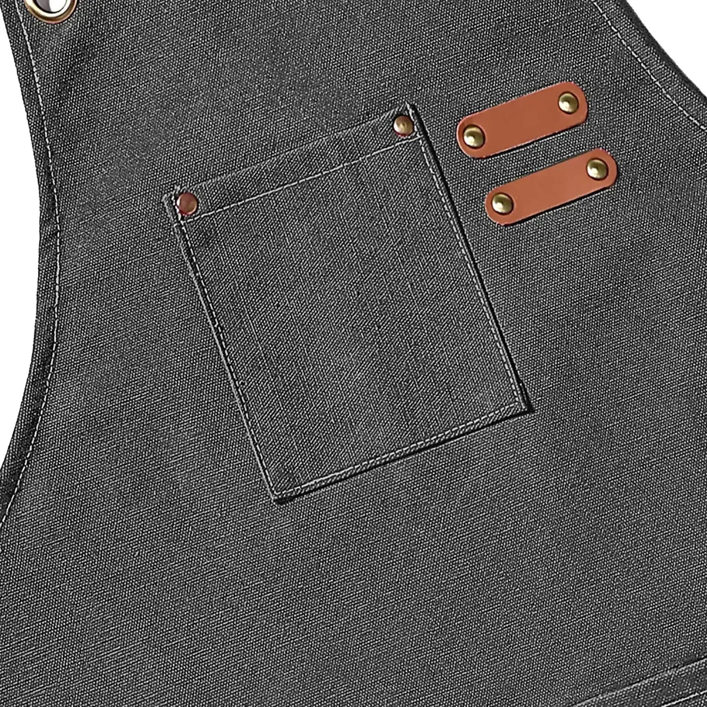 Canvas Schürze mit Taschen, verstellbar, Unisex | Karnz