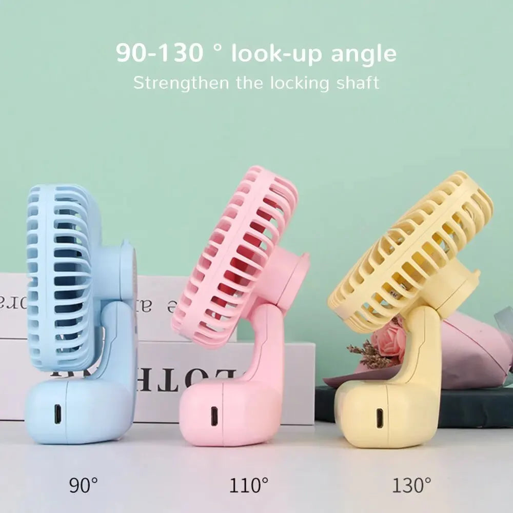 Mini Handheld USB Ventilator: Tragbare Drei-Geschwindigkeits-Kühlung für Auto, Zuhause, Büro und den Einsatz im Freien - Leises und einfaches Design | Karnz