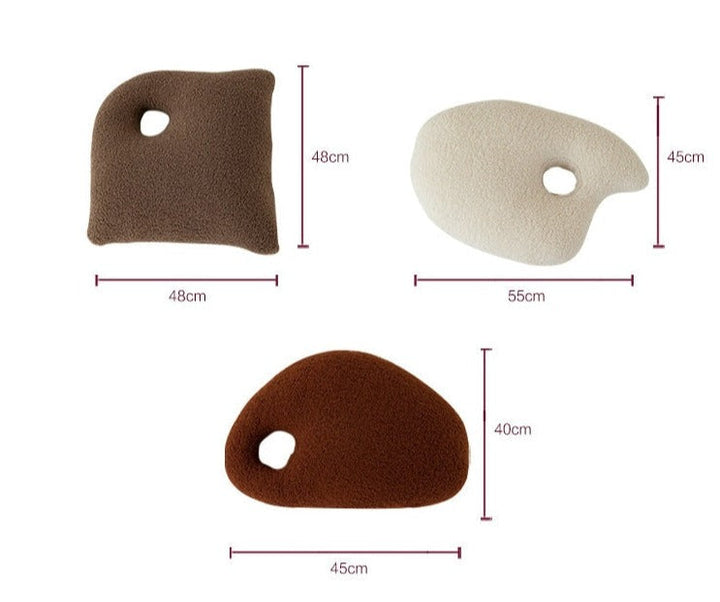 Fluffy Pebble Kissen | Karnz