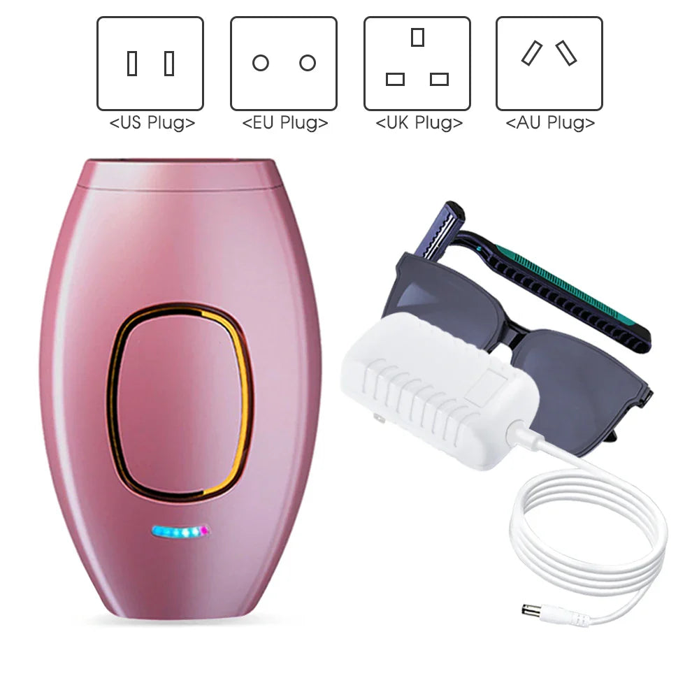 Sandsberg Bikini IPL 500.000 Flash Epilierer Impulse Permanent Laser Epilierer Schmerzlos Für Frauen Haar Entfernung Heimgebrauch Geräte