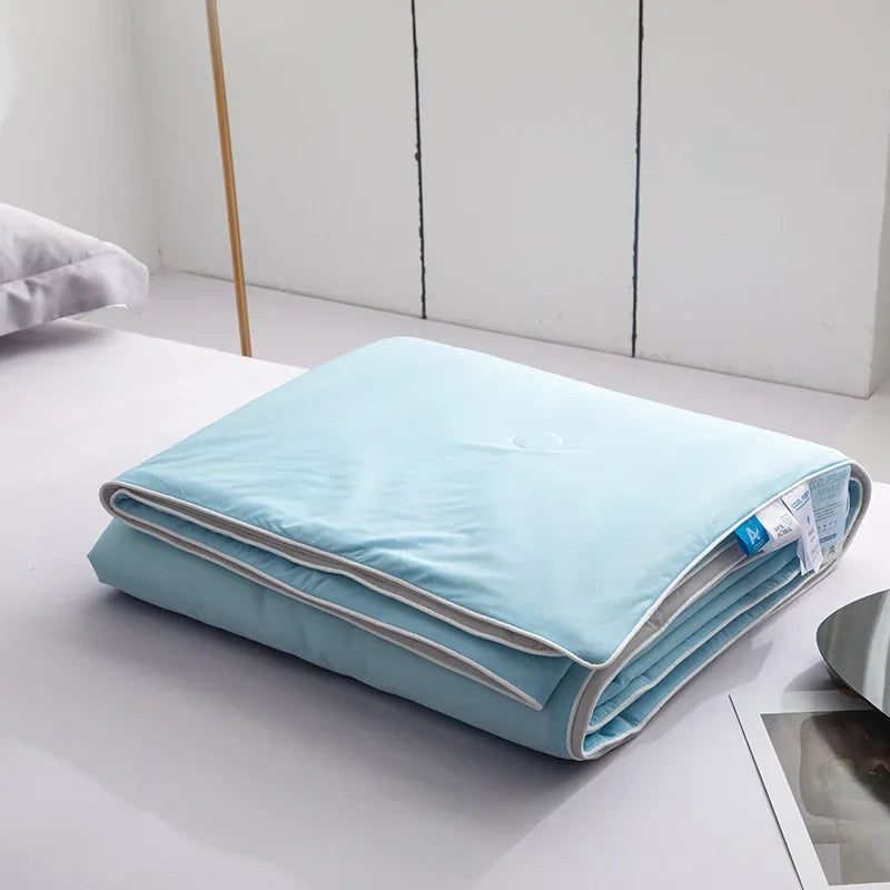 Air Condition Sommerdecke — Pure Color Eis-Seide Kühlende Decke, Leicht & Glatt Twin/Kingsize Bettdecke | Karnz