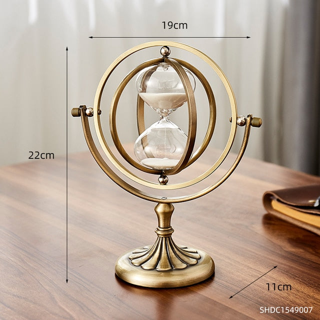 Time Charmer Metall Sanduhr Dekor | Karnz