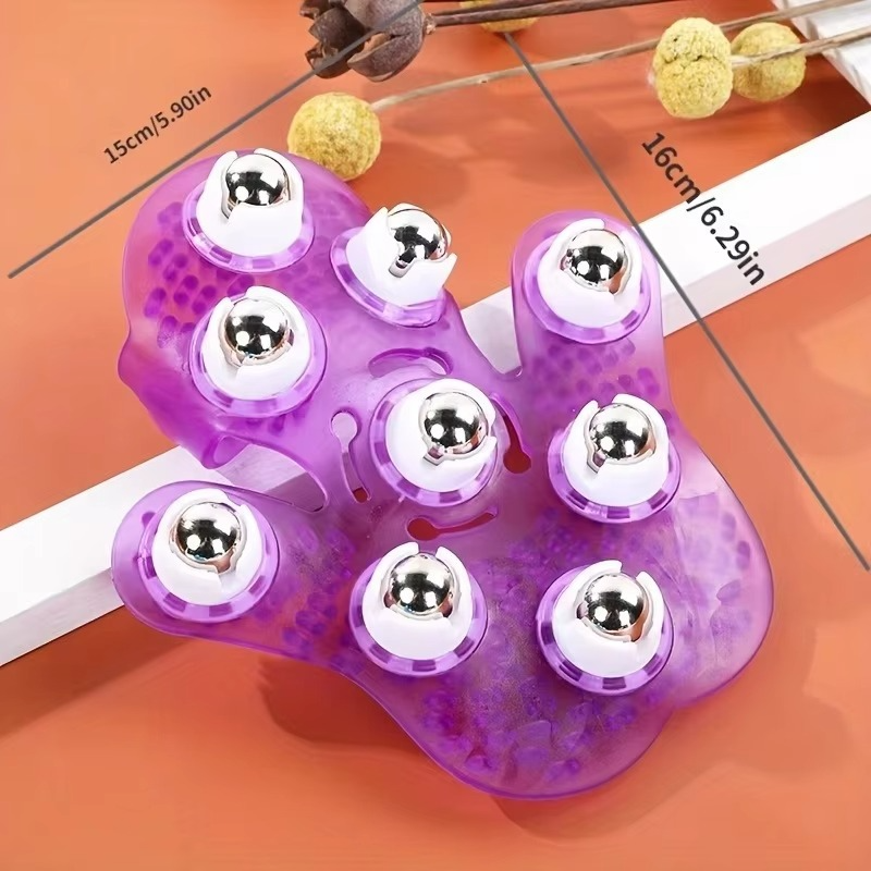 Handmassagehandschuh mit Rollball zur Muskelentspannung und -entspannung