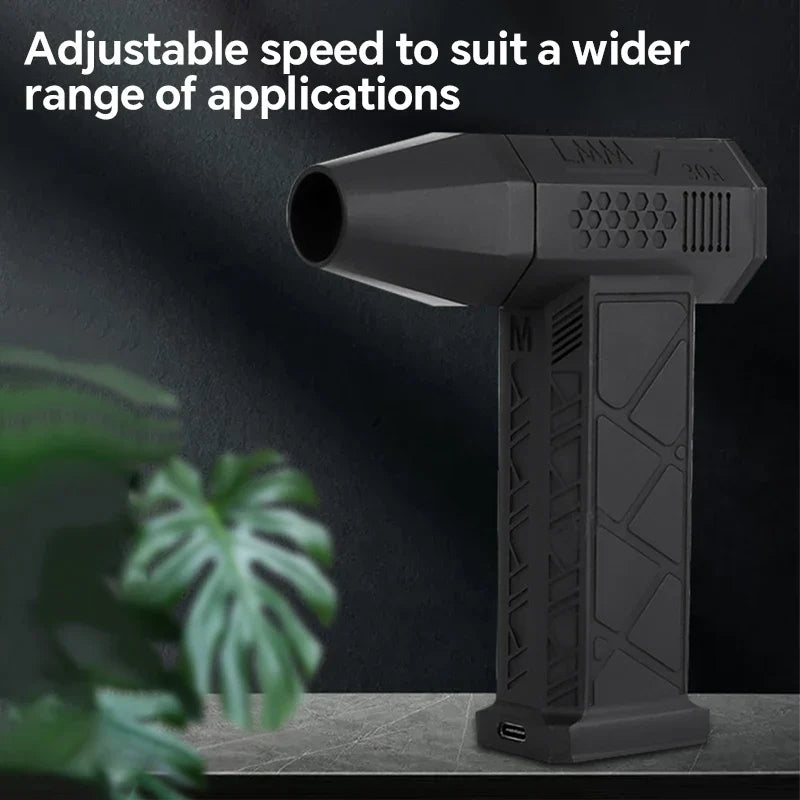 Hochgeschwindigkeits-Turbofan | Gewaltiger Ventilator mit hohem Luftvolumen | Bürstenloses Ladegerät Tragbarer Außenventilator für Autos | Karnz