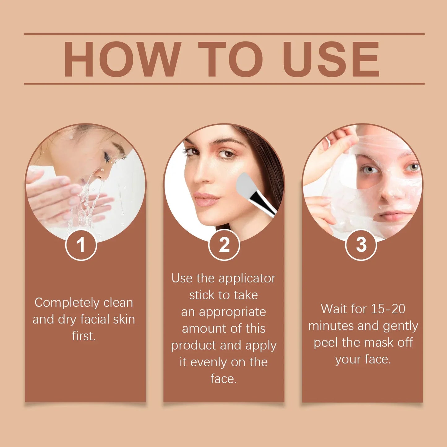 Koreanische Glass Skin Collagen Glow Maske