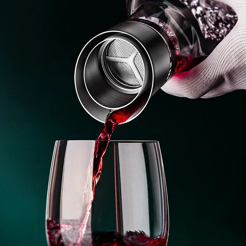 1500ml Iceberg Dekanter Kreatives bleifreies Kristallmaterial Luxus hochwertige Haushaltsrotweindekanter Weinkrug