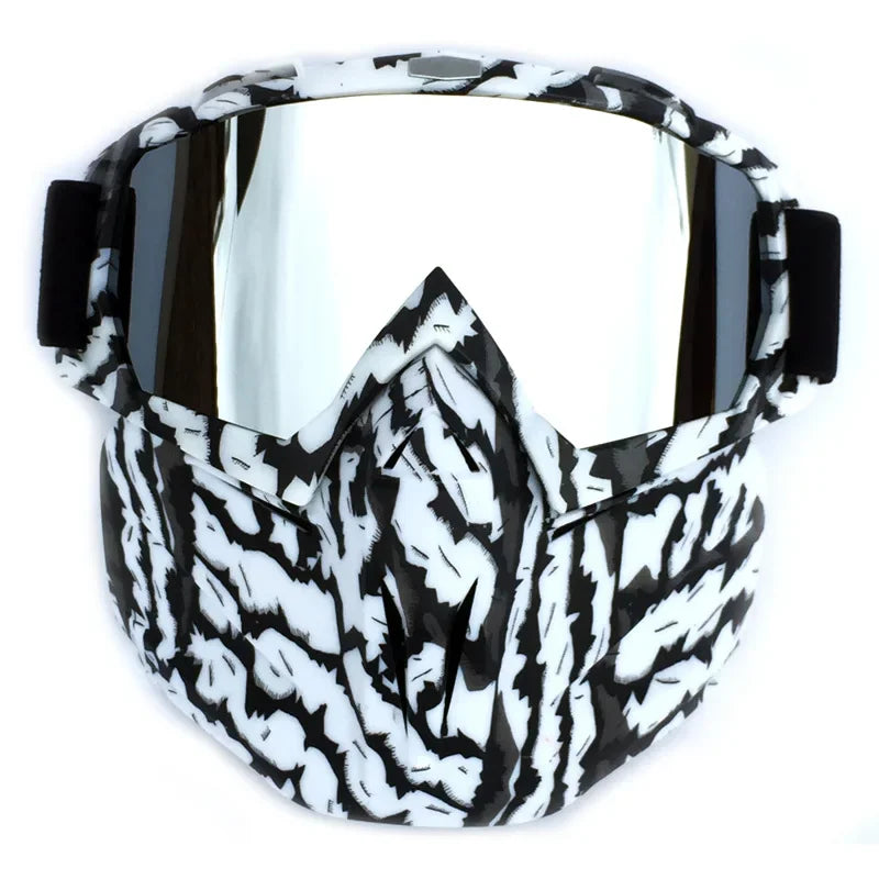 Schneeninja-Maske mit Schutzbrille