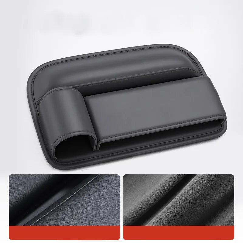 Karnz | Universeller Leder-Sitzspalt-Becherhalter Auto-Organizer