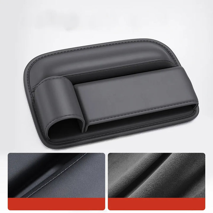 Karnz | Universeller Leder-Sitzspalt-Becherhalter Auto-Organizer