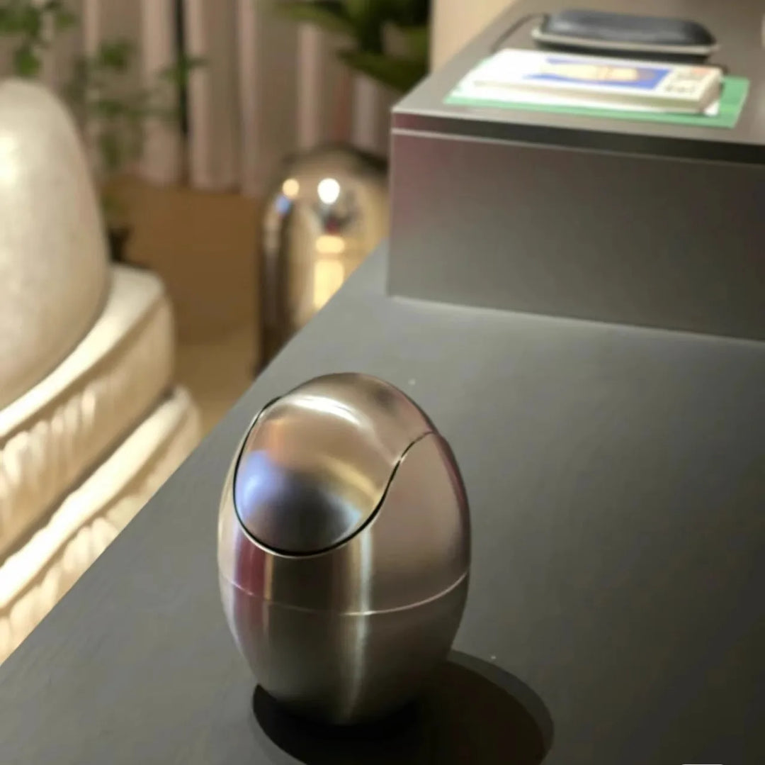 LuxBin Mini-Mülleimer aus Edelstahl Karnz