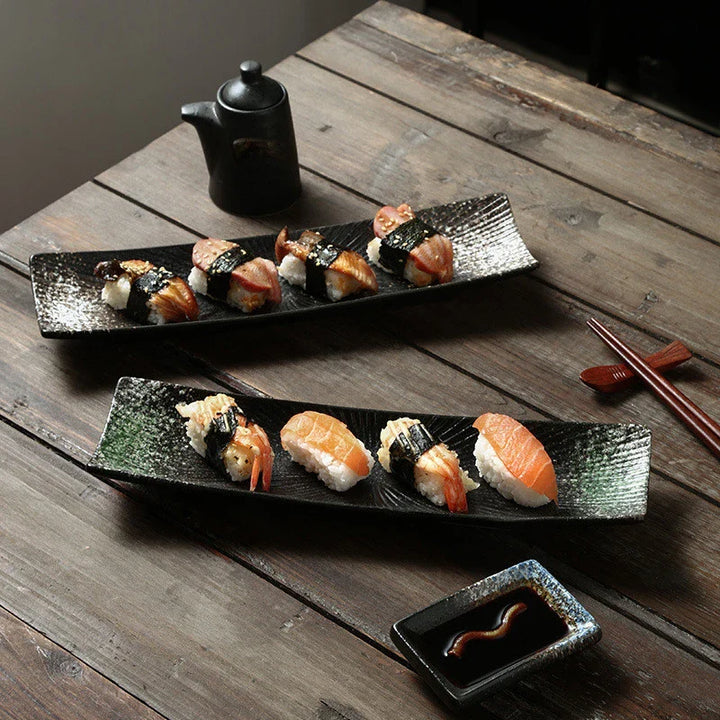 Minimalistische Sushi Teller Karnz