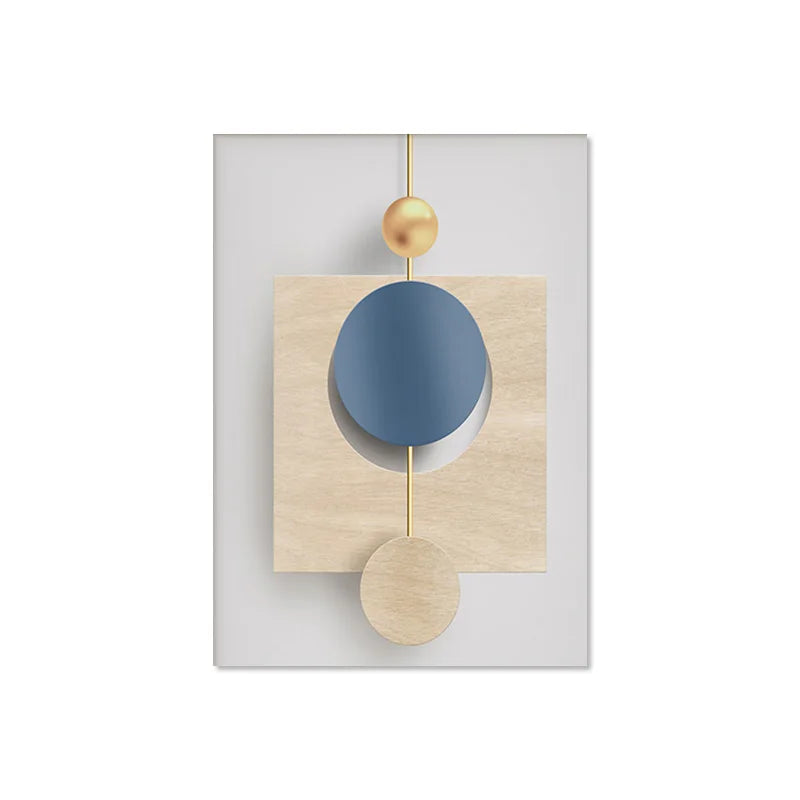 Moderne Ästhetik Abstrakte Geometrie Wandkunst Fine Art Leinwanddrucke Poster Bilder Für Moderne Wohnung Wohnzimmer Licht Luxus Wohnkultur | Karnz
