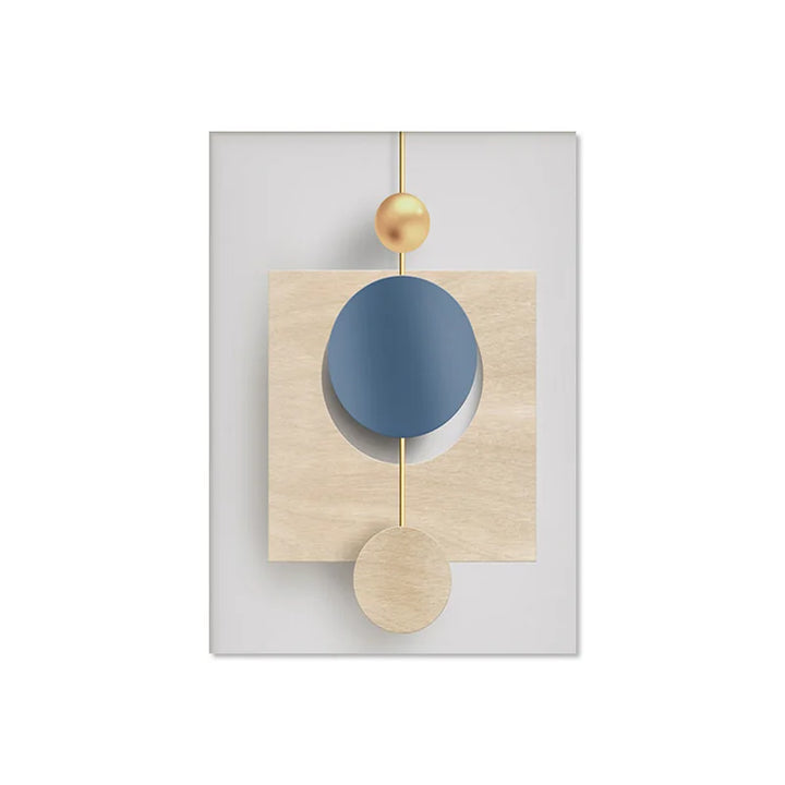 Moderne Ästhetik Abstrakte Geometrie Wandkunst Fine Art Leinwanddrucke Poster Bilder Für Moderne Wohnung Wohnzimmer Licht Luxus Wohnkultur | Karnz
