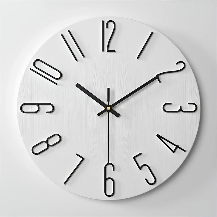3D-Wanduhr – Modern und elegant | Dekorative Wanduhr für Wohnzimmer und Büro