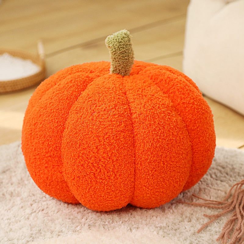 Weiche Pumpkin-Plüsch-Halloween-Kissen | Karnz