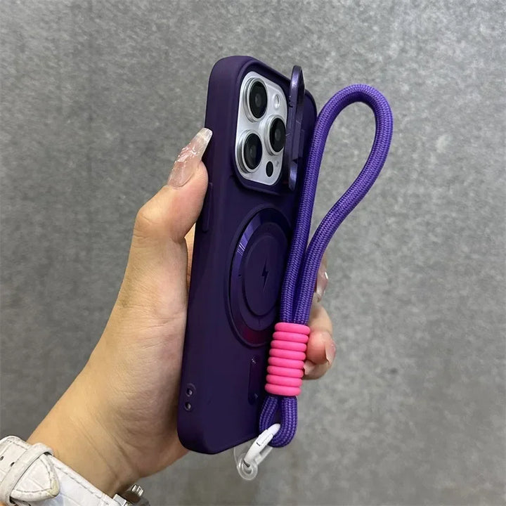 Karnz | Magnetische weiche Handgelenk Halter Linse Abdeckung iPhone Hülle