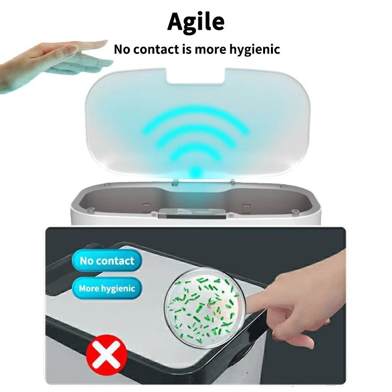 Smart Electric Trash With Lid | Karnz