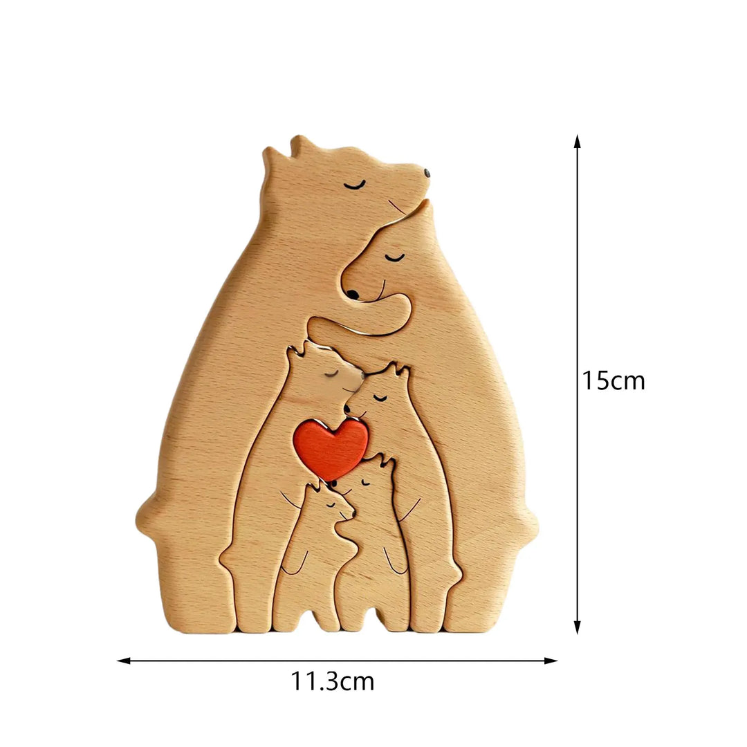 Loving Bears Interlocking Puzzle Dekor | Karnz