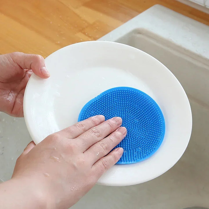 CleanFlex – Silikon Geschirr Bürste & Multifunktionale Küchen Scrubber Pad Karnz