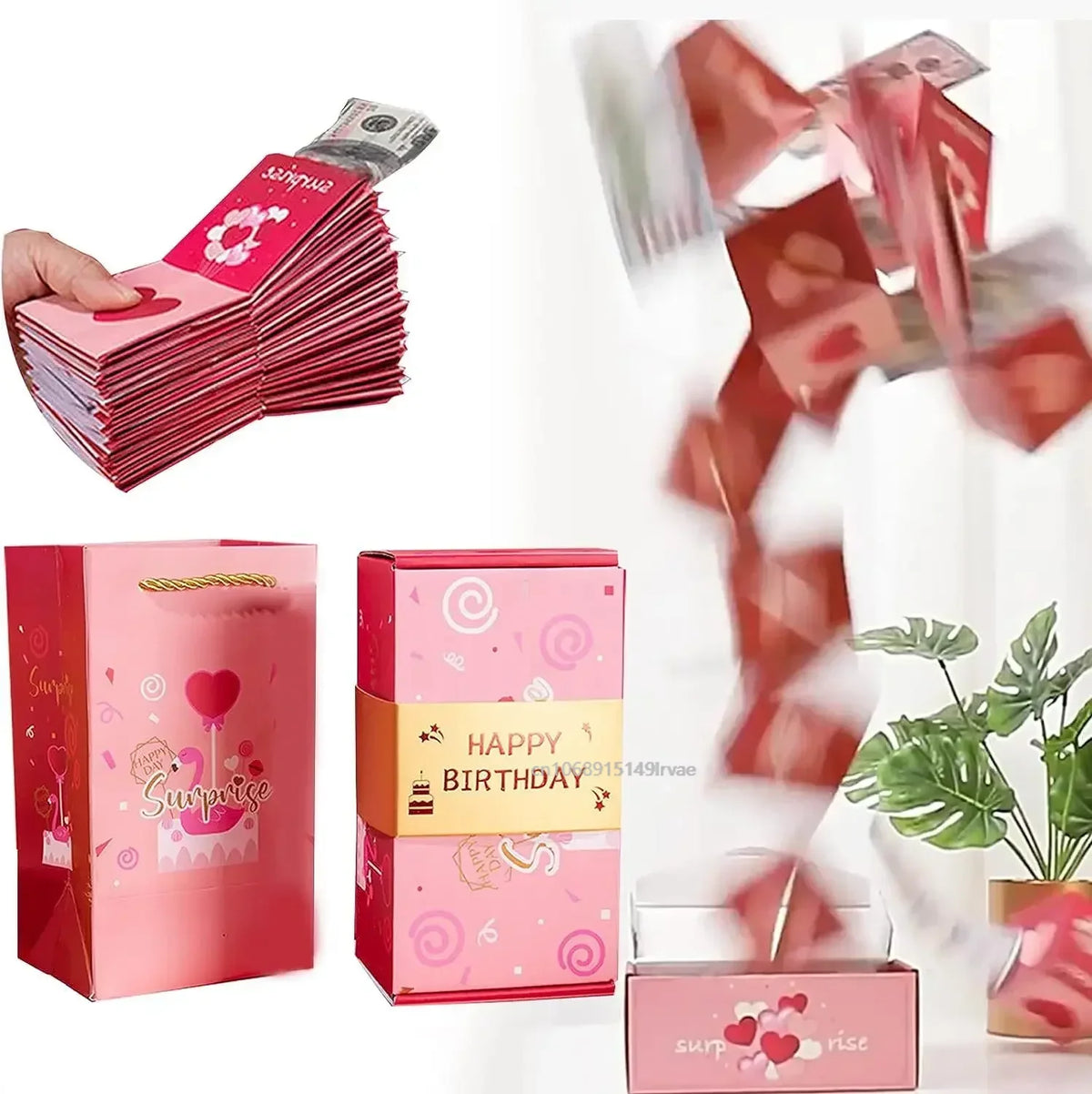 Pop-Out-Geldgeschenkbox