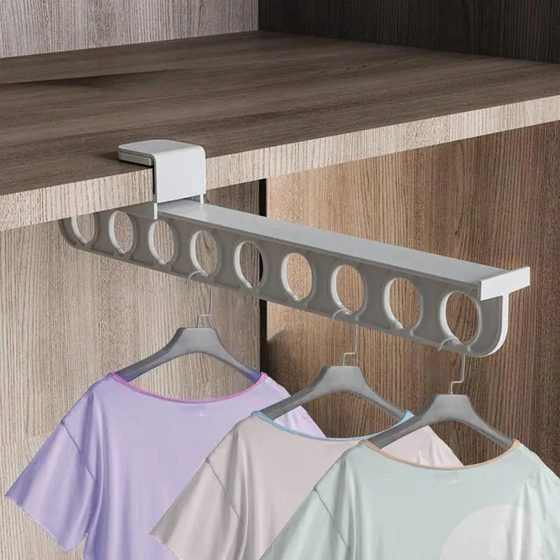 Ausziehbare Kleiderstange Kleiderschrank Organizer Kleiderbügel