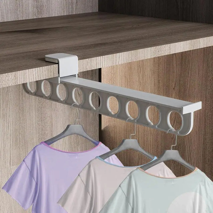 Ausziehbare Kleiderstange Kleiderschrank Organizer Kleiderbügel