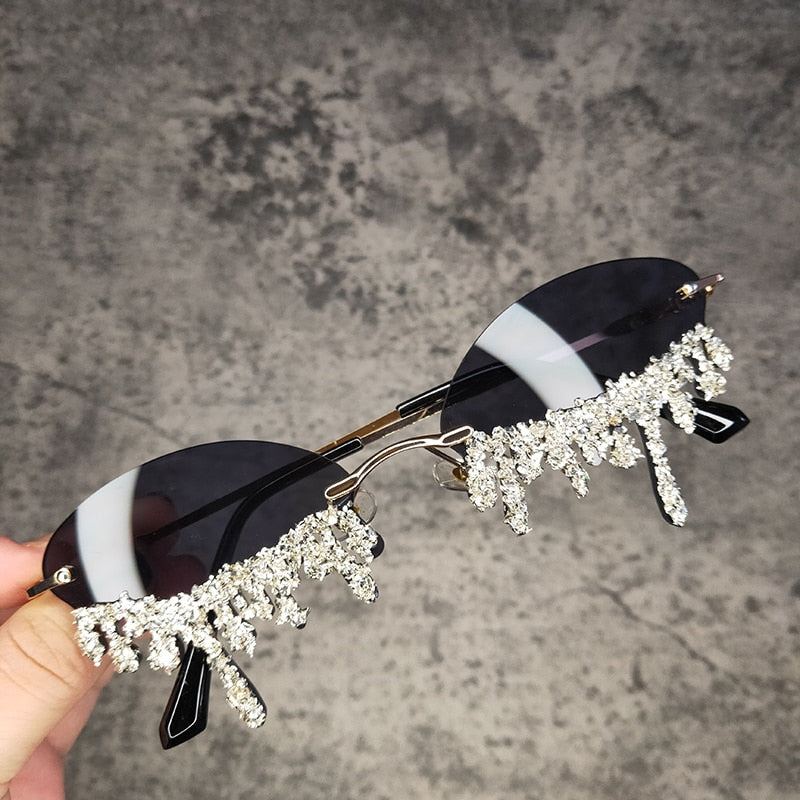 Wein mich ein Glitter' Sonnenbrille | Lass die Festivalsaison beginnen! | Karnz
