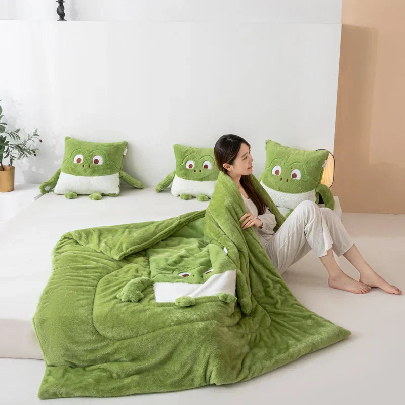 Gemütliche Träume Mini Monster Quiltkissen Karnzanket
