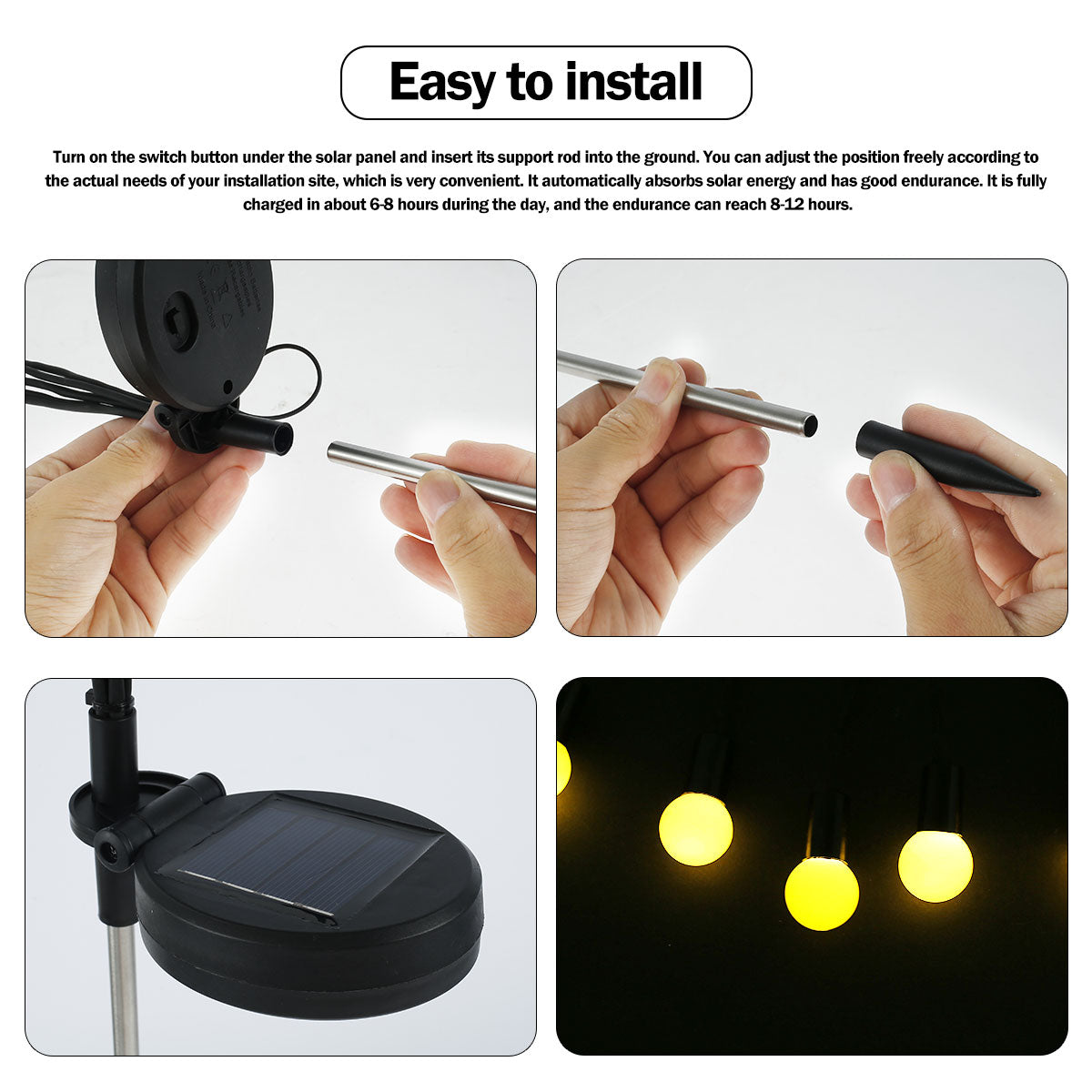 Firefly Garten Solar LED Außenlichter | Karnz