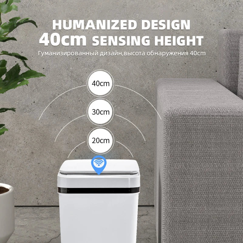 Wasserdichter Smart Wave Sensor Automatischer Mülleimer | Karnz