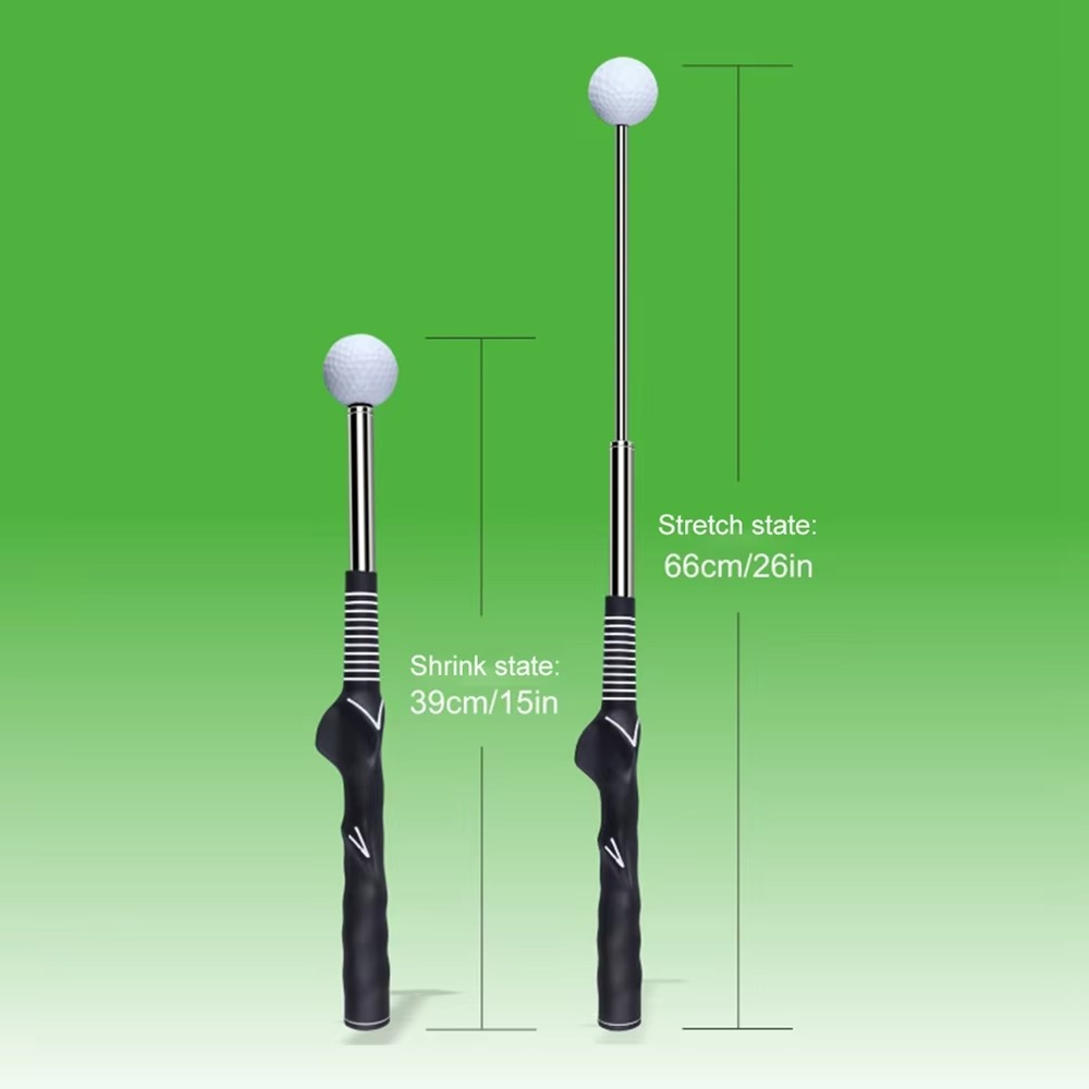Golfschwungtrainer mit Klick-Feedback für Griffkraft und Schwungkorrektur