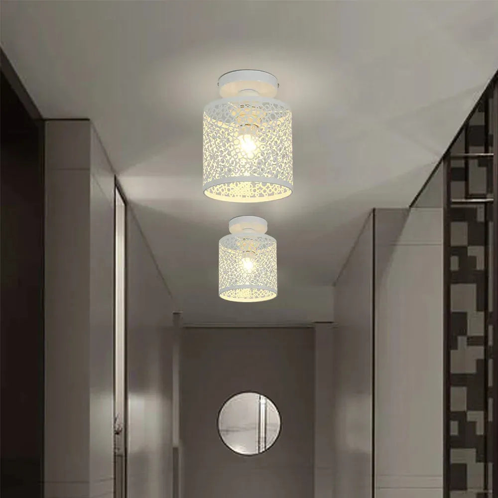 Industrielle Loftlampe mit offenem Rahmen im Vintage-Stil Karnz