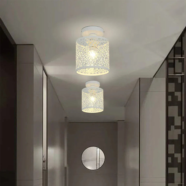 Industrielle Loftlampe mit offenem Rahmen im Vintage-Stil Karnz