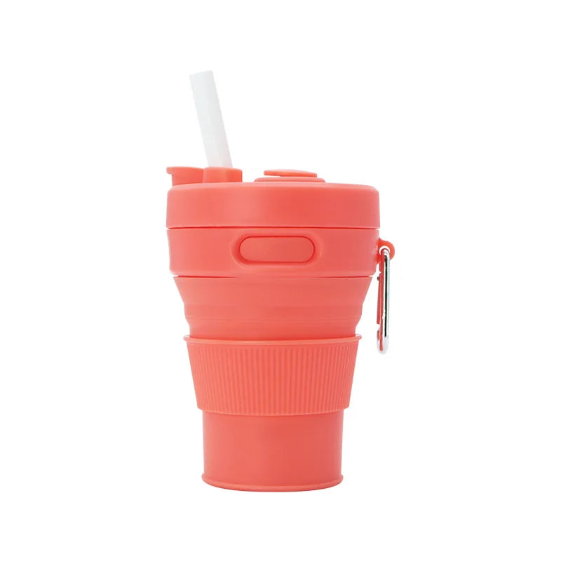 Wiederverwendbare tragbare Sip-and-Go zusammenklappbare Tasse | Karnz