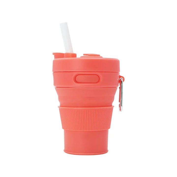Wiederverwendbare tragbare Sip-and-Go zusammenklappbare Tasse | Karnz