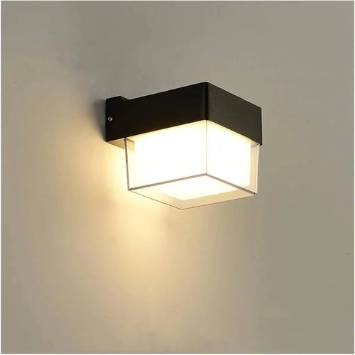 Karnz | AuroBeam LED Außenwandleuchte | Wasserdicht IP65 | Modernes Design für Balkon, Garten & Eingang | 9W / 18W