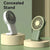 Neuer faltbarer USB wiederaufladbarer Mini-Ventilator | Handventilator für den Schreibtisch mit Cartoon-Design & Haken für Outdoor-, Heim- & Bürogebrauch | Karnz
