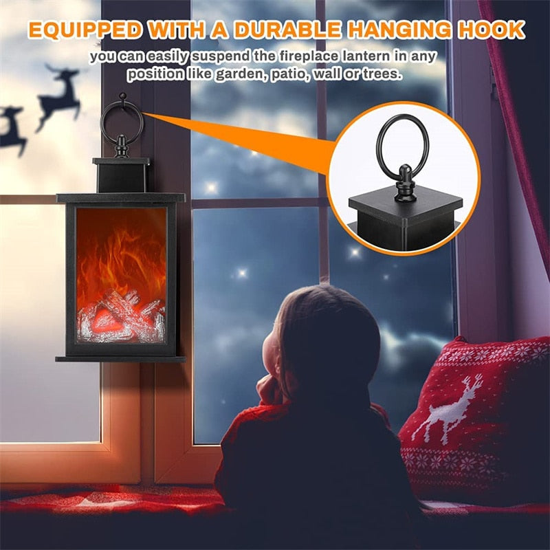 Inferno Tragbarer Kamin Nachtlampe | Karnz